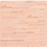 vidaXL Tafelblad vierkant 70x70x2,5 cm massief beukenhout