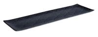 APS 84903 GN 2/4 dienblad "Dark Wave", zwart, melamine, 16,2 cm x 53 cm x 2 cm