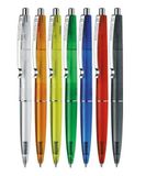 Schneider Schreibgeräte K 20 Icy Colours Blauwe Intrekbare Balpen met Klembevestiging, Medium, 20 Stuks