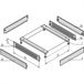 nVent SCHROFF 23130170 19 inch Zijwand voor patchkast Gesloten Geschikt voor kastdiepte: 800 mm