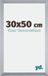 yd. Cadre photo 30x50 cm - Argent Brillant - MDF - Catania