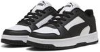 PUMA Rebound Slam Lo Jr Sneakers Unisex Kinderen Synthetisch Rubber Wit/Zwart