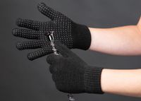 Harry's Horse Magic gloves jr. - zwart