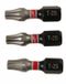 Merkloos / Sans marque Milwaukee Impact Bits TX25 25mm 3 Stuks Shockwave