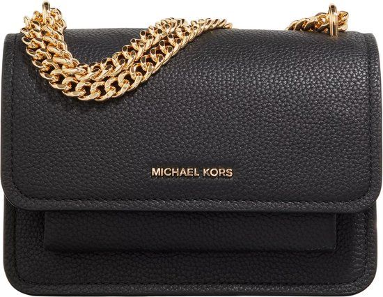 Michael Kors Claire Schoudertas Dames - Leer - Zwart