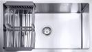 Lendo Online Spoelbak met droogrek 740x440x200mm RVS