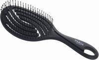 Parsa Beauty Haarborstel Spiraal Ventborstel Met Tarwestro Ontklittend Zwart