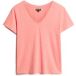Superdry Ruimvallend geborduurd T-shirt met V-hals Dames T-shirts