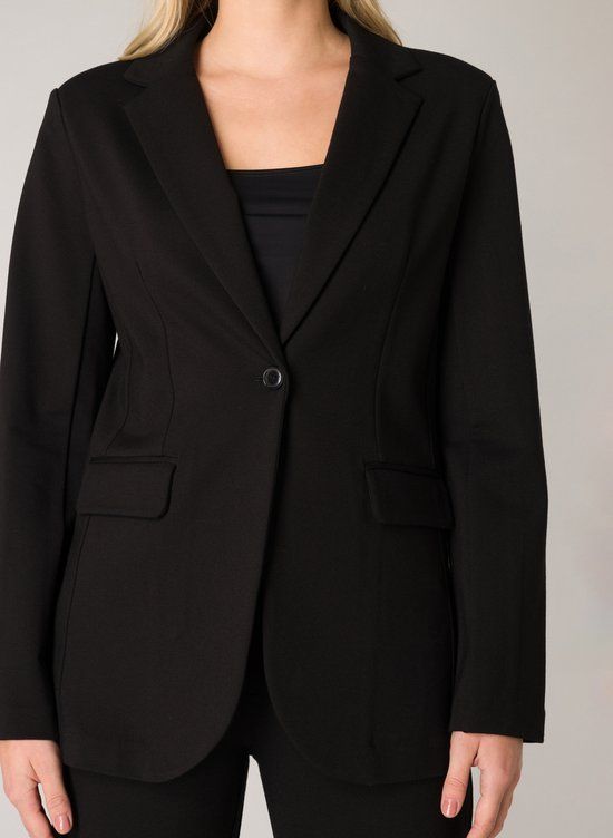 BASE LEVEL Yace Blazer - Black - maat 36