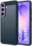 Techsuit Carbon Silicone Back Cover - Blauw