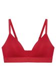 Calvin Klein Underwear Balconette bh Katoen/Modal Rood XXS