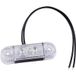 SecoRüt Feux de position Feux de position Latéral 12 V, 24 V Verre rouge clair