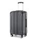 Kono 28 Inch Grote Hard Shell Bagage Lichtgewicht ABS 4 Wielen Spinner Business Trip Trolley Case Koffer (Grijs)