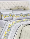 GEMITEX Beddengoedset van katoen, 100% katoen, ademend, vrij van schadelijke stoffen, geteste kwaliteit Standard 100 by OEKO-TEX vertrouwen in textiel, tweepersoonsbed, G23/grijs, ontworpen in Italië