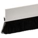 Gedotec joint de brosse en aluminium avec lèvre en plastique noire à visser, 1000 mm