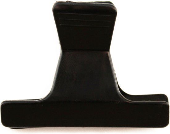 Sibel Haarclips Verdeel Klemmen Smal Zwart 12 stuks