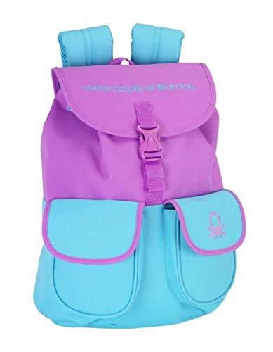 Safta Benetton - Mochila con solapa de Benetton Basic