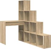 vidaXL Hoekbureau, Sonoma-eikenhout, 101,5 x 149,5 x 149,5 cm