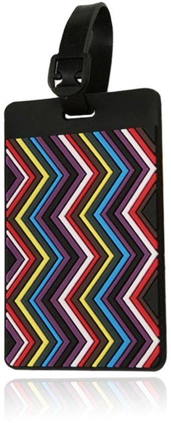 LGT JWLS Lookinggoodtoday Bagagelabel - Zig Zag