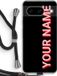 Case Company Google Pixel 8 Hoesje met Koord - Namecase - Zwart TPU Back Cover