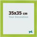 yd. Cadre photo 35x35 cm Vert MDF Pisa