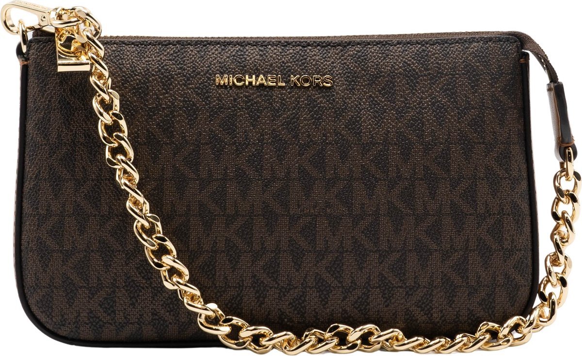 Michael Kors Jet Set Dames Schoudertas - Bruin