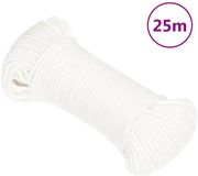 vidaXL Boottouw 4 mm 25 m polypropyleen volwit