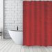 MSV Douchegordijn Rood - Waterdicht Badkamergordijn Douchescherm voor de Douche - Douchegordijnen met Stijlvol Design