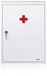 JOMA EHBO-Kast No1 – Wandkast (39×30×12 cm), Metalen EHBO-Kast met Slot en Sleutels