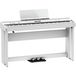 Roland FP-90X-WH piano numérique blanc + support blanc + pédalier blanc