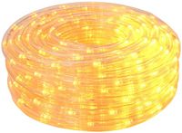 vidaXL LED-lichtslang voor de kerst 240 LED's Geel 10 m
