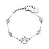 BROSWAY CHAKRA BHKB036 STAINLESS STEEL LEVENSBOOM ARMBAND MET KRISTALLEN