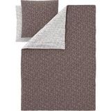 LIVARNO® Parure de lit en satin, 240 x 220 cm (marron)