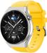 Strap-it Bracelet de montre connectée en silicone - Convient pour Huawei Watch GT 3 Pro 46mm - Jaune