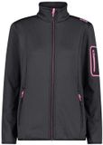CMP Damesjas Antraciet/Roze Fleece Lente/Zomer 2023 2XL