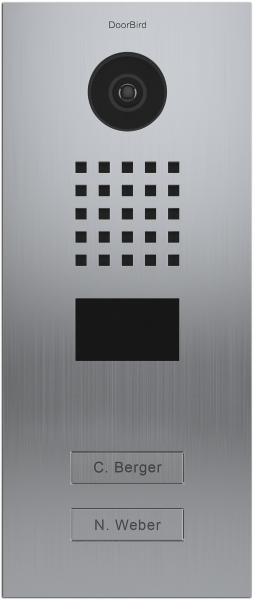 DoorBird D2102V - Intercomsysteem - RVS