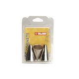 ibili Set van 6 Decoratiebuizen, Metallic, 30 x 30 x 10 cm