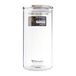 Wilmax WL-888516/A borosilicaatglas voorraaddoos met roestvrijstalen deksel, inhoud 1300 ml