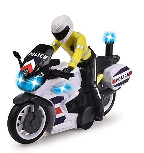 Dickie Toys - Yamaha-SOS politiemotorfiets, 203712018002, meerkleurig