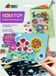 Avenir Art à gratter cartes de vœux - Fleurs - Avec enveloppes - 3 pièces
