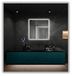 Miroir LED 55x55 mm, étanche (IP65), carré