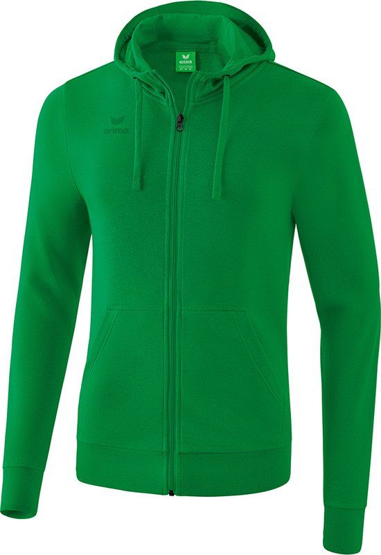 Erima Sweatjack Met Capuchon Heren - Smaragd - Maat M
