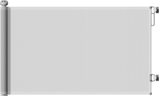 Bebies First Oprolbaar Traphekje - Grijs - Verstelbaar Veiligheidshekje - tot 100 cm breed