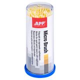 APP Micro Brush - Lakstiften met applicator | Lakwattenstaafje | geel | 1,5 mm | 100 stuks
