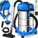 MASKO® industriële stofzuiger nat-droog roestvrij staal 2300W