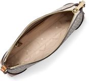Michael Kors Murphy Crossbodytas Kleine Dames - Imitatieleer - Vanilla/AcDonker Groenn
