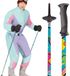 ABC Skistokken, set van 2, Kunststof, Unisex, One size
