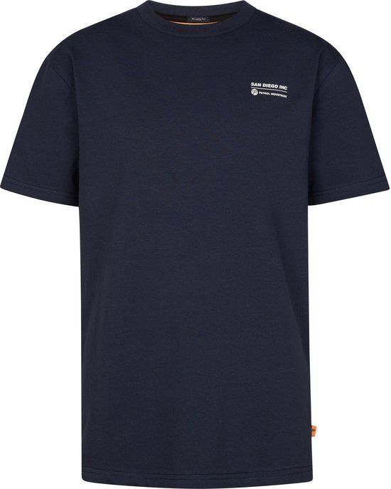 Petrol Industries Jongens T-shirt met rugprint Charro - Blauw - Maat 152