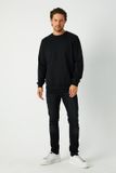 Merkloos / Sans marque Comeor Sweater heren - zwart - sweatshirt trui - XL