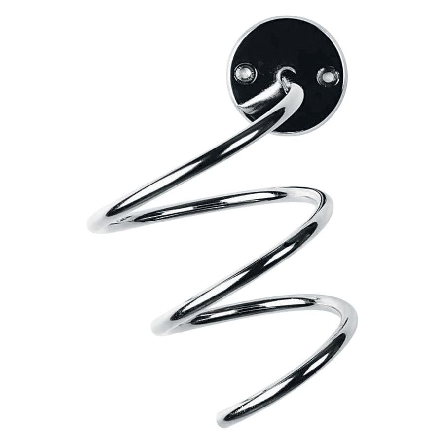 Efalock Professional Spiraal muurföhnhouder rechts gedraaid, chroom